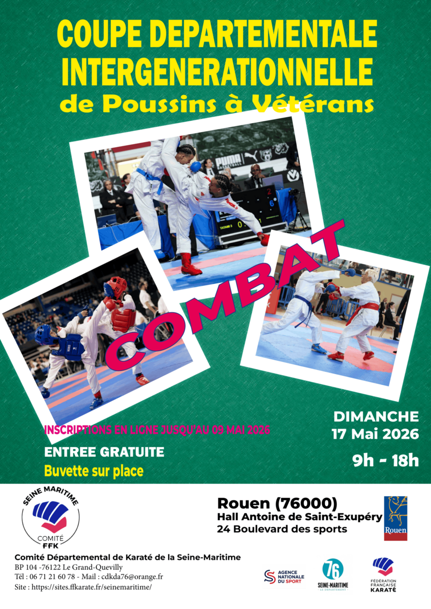 Coupe intergénérationnelle de karaté de la Seine-Maritime