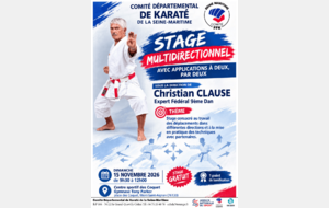 STAGE DE KARATE 6 CHRISTIAN CLAUSE 9èME DAN