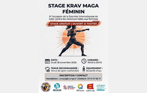 Stage de Krav Maga réservé aux femmes