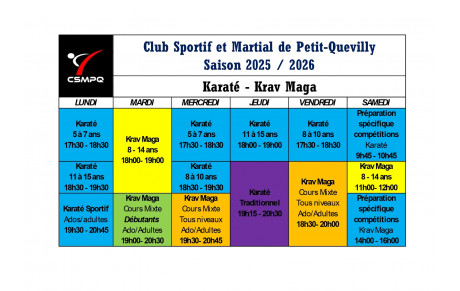 Planning 2025 - 2026